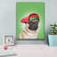  «Pug 2» par John Hovenstine, art mural sur toile, 12 po x 16 po