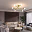 Neppie 6-Lights 60cm Sputnik Semi Flush Mount-1433201929