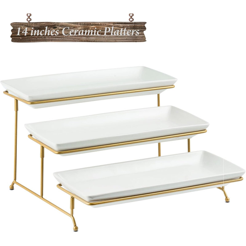 3-tier Collapsible Metal Dessert Stand