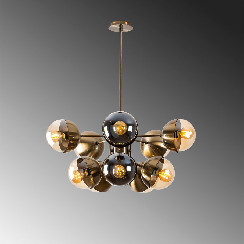 Lustre sphérique spoutnik 10 lumières Nicolas