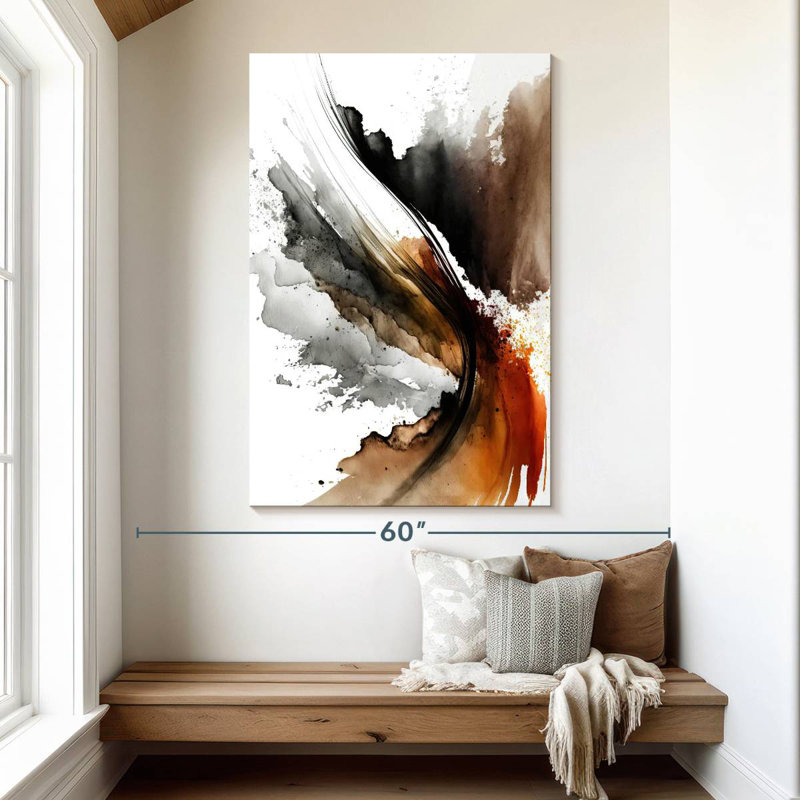Avery Earthy Abstraction, 51" H x 34" W