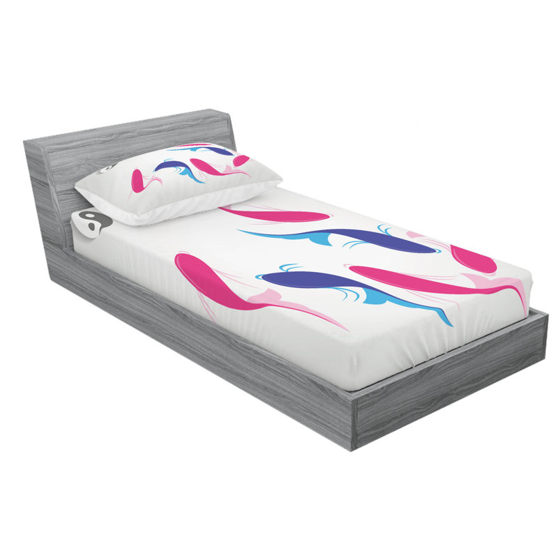 Microfiber Sheet Set, Twin XL Sheet Set with Fitted Sheet