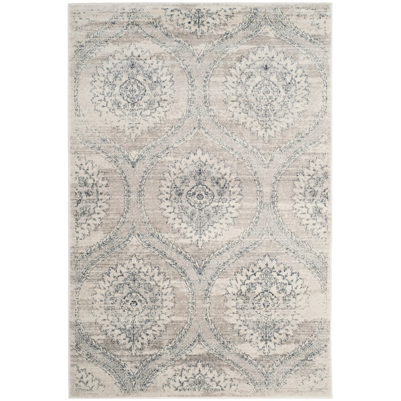 Overholt Performance Geometric Rug, Rectangle 6'7" x 9'2"