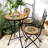 Andrejka Round 60cm Long Bistro Set