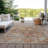 Martha Orange Washable Indoor-Outdoor Rug - -1607212501
