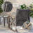 2-Person Outdoor Rocking Chair Set with Table and Cushions-1953454670