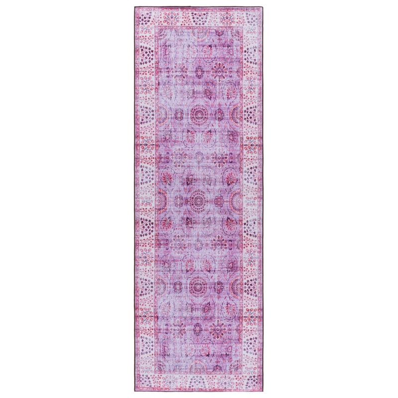 Tucson 204 M/W S/R Performance Machine Washable Oriental Rug, Runner 2'6" x 8'