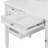 Vanity Desk with Flip-Top Mirror, Dressing Table Set with Drawer & Cabinet