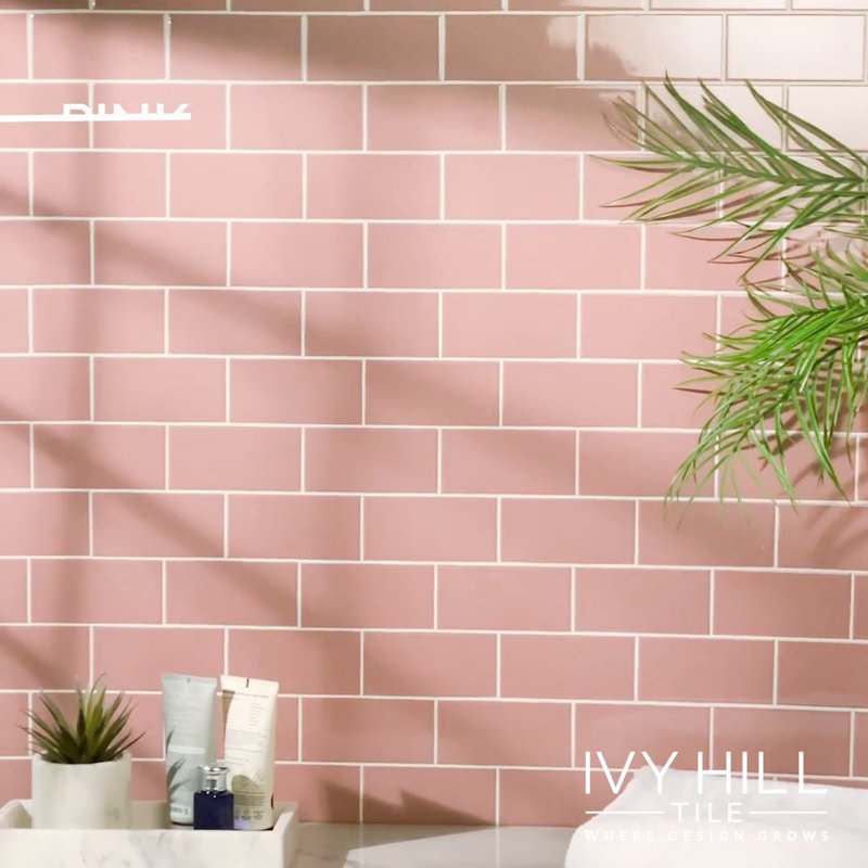 White Polished Porcelain Rectangular Wall Tile