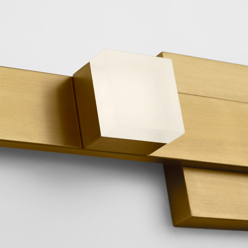 Brander Extra Large Vanity, Satin Brass