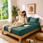 40cm Extra Deep Fitted Sheet - Luxury Microfiber Deep Pocket Bed Sheet Secure Fit-121863304-121863307