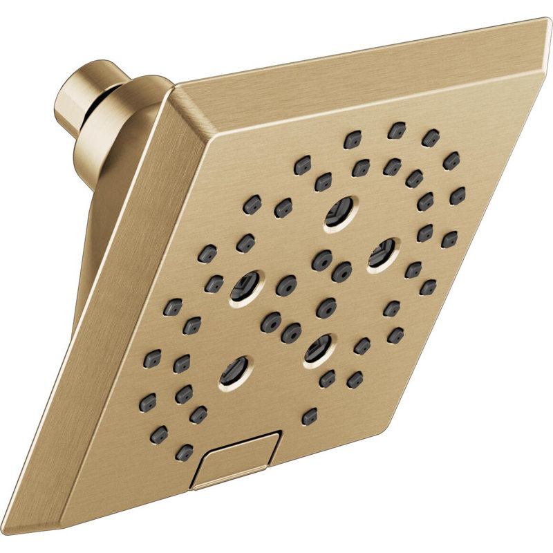 Pomme de douche réglable avec technologie H2Okinetic, Bronze champagne