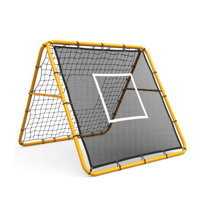 Adjustable Soccer Rebounder Net with Steel Frame – Portable Training Equipment for Backyard, Kids & Adults