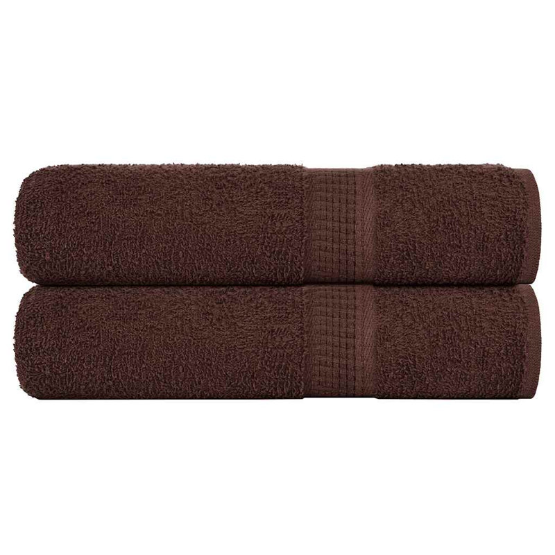 Sanferd 100% Cotton Hand Towel, Brown
