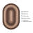  Braided Rug Washable Indoor/Outdoor Black/Brown/Tan/Gray Rug-355321097