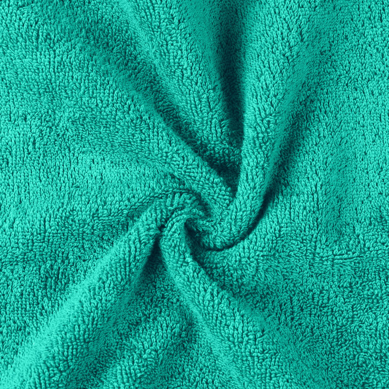 Ensemble de serviettes de bain 4 pièces, Vert mer