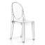 Chaise en acrylique transparent à dossier rond et siège de meuble-lavabo Brayan-1950683174