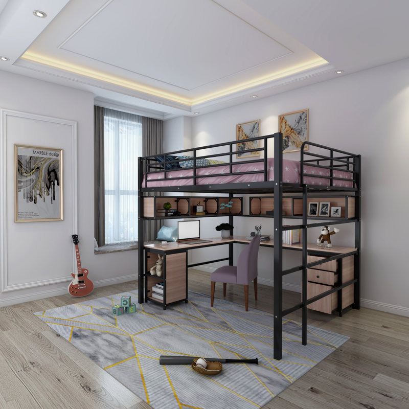 Lit pour enfant Duncraig, Noir