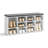 Arney 10 Pair Shoe Storage Bench with Adjustable Shelves-678833609