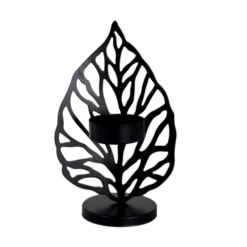 Tabletop Handcast Iron Tealight Holder