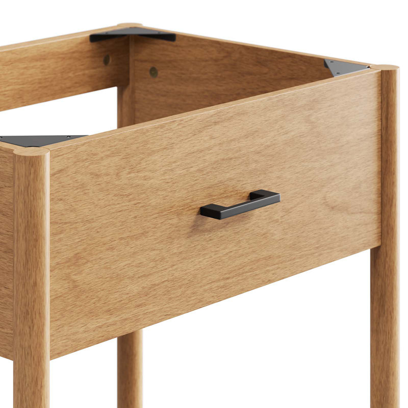 Base de meuble-lavabo simple 23,5 po Modway Zaire, Naturel