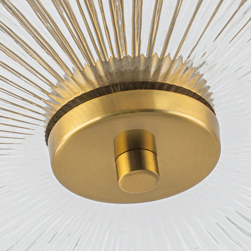 Glass Semi Flush Mount