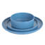 Gibson Home Canyon Crest 12-Piece Stackable Matte Melamine Dinnerware Set-72615067
