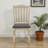 Tribeca Solid Wood and Gray Fabric Dining Chair, 38.86'' H X 18.60'' W X 20.96'' D