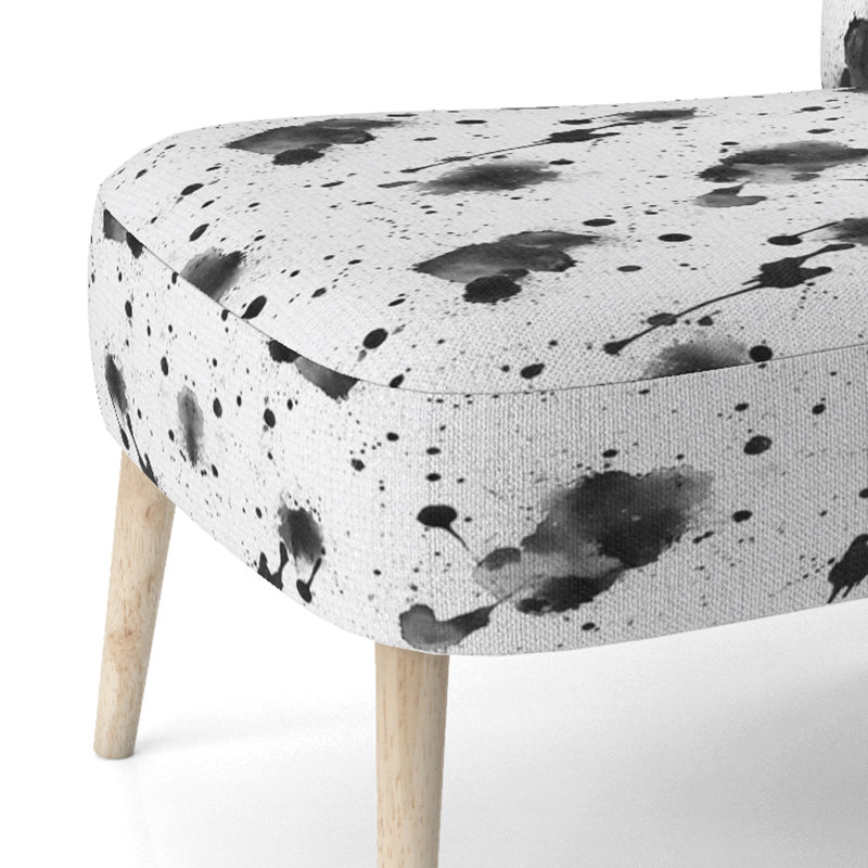 Chaise rembourrée Modern, Chaise d'appoint sans accoudoirs