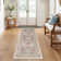 Tapis lavable antidérapant Medallion (orange)