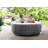 4-Person Greywood Deluxe Round Bubble Spa Set