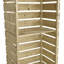 76 W x 53.2 D Wood Log Store