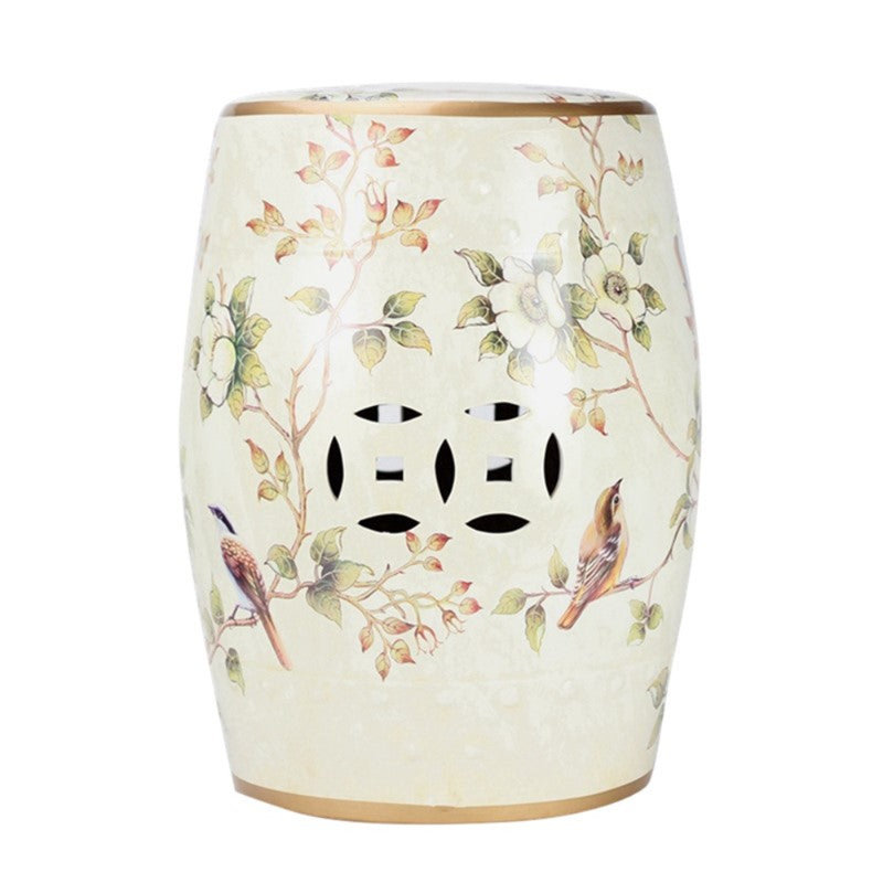 Bartlett Ceramic Accent Stool
