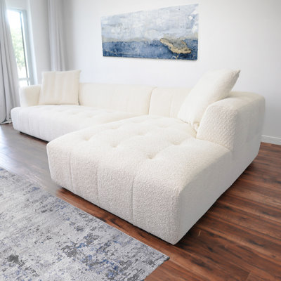 Canapé modulaire 2 pièces rembourré