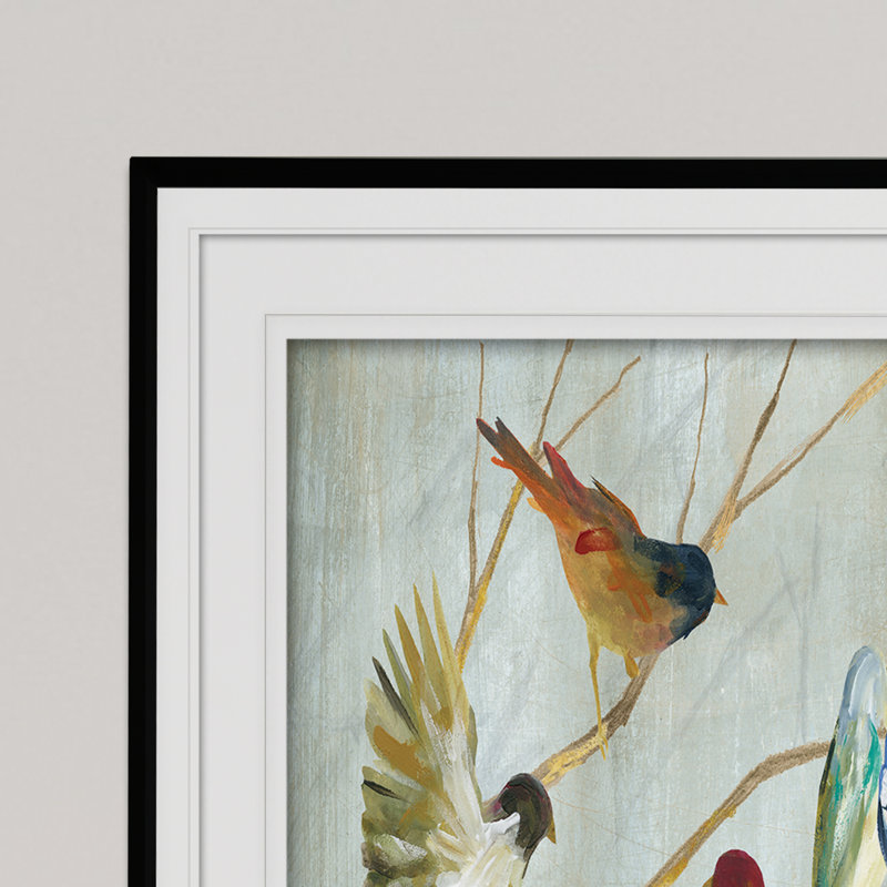 " Spring Migration ", Black, 26" H x 36" W x 1.5" D