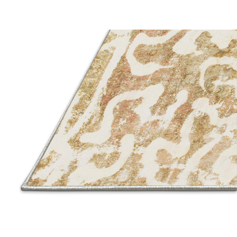Abstract Indoor Rug, Runner 2' x 5'
