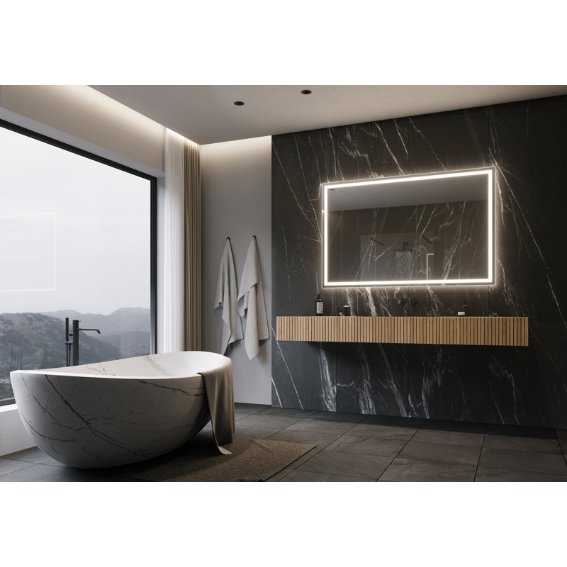 Miroir de salle de bain Harmony, H 36 po x l 55 po, 6 000 K