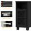 Meuble télé d'angle pour téléviseur de 55 po ou moins avec foyer inclus-1438666121