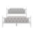 Upholstered Platform Bed with Headboard-367870348-367493767