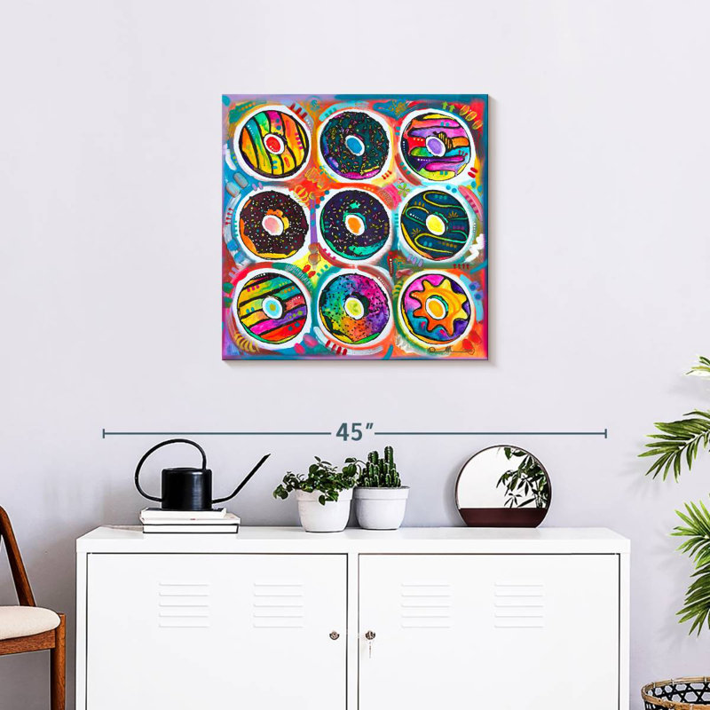 Yarlin Doughnuts Patterns, 24" H x 24" W