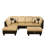 103.5" Upholstered L-Shaped Living Room Sectional-42074388-31269334