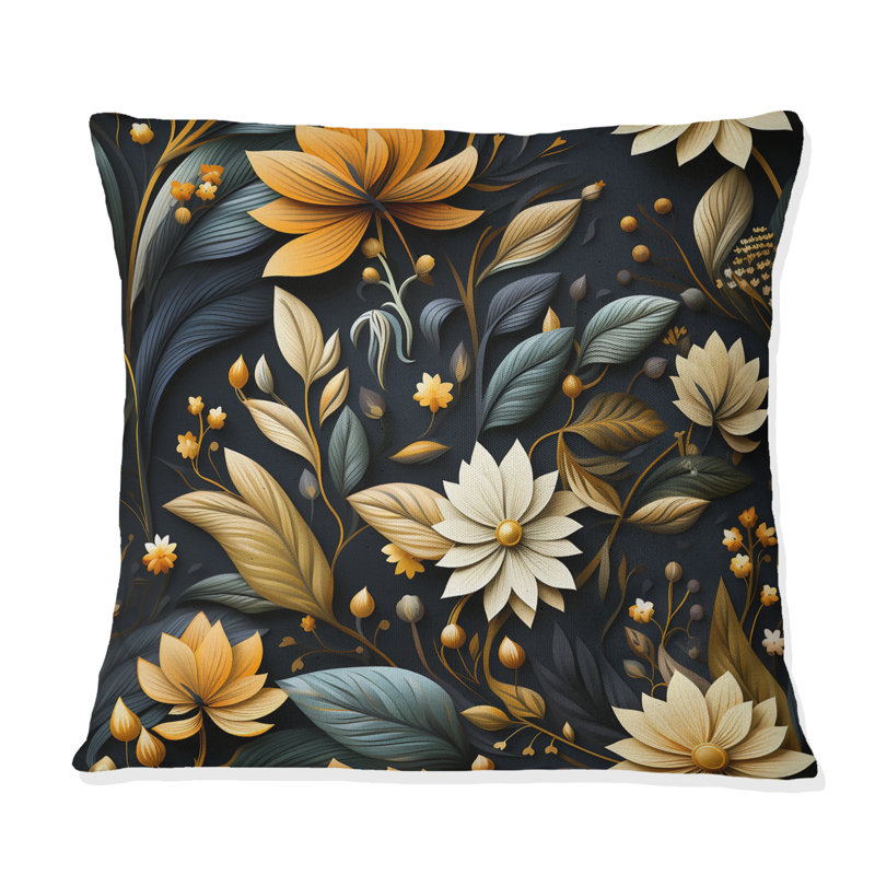 Coussin décoratif en polyester Autumn, H 16 po x l 16 po