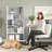 Tall 5 Shelf Bookcase in Pure White-296965741