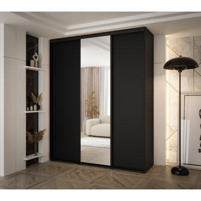 3 Door Manufactured Wood Wardrobe