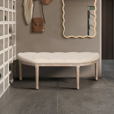 Banc de demi-lune 48 po avec demi-lune et demi-cercle