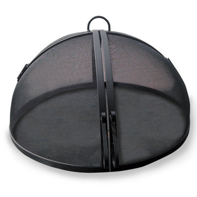 Round Fire Pit Spark Screen