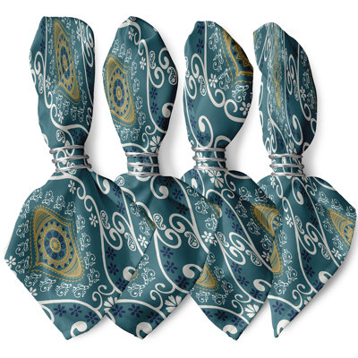 Aulbree Polyester Ikat Square Napkin
