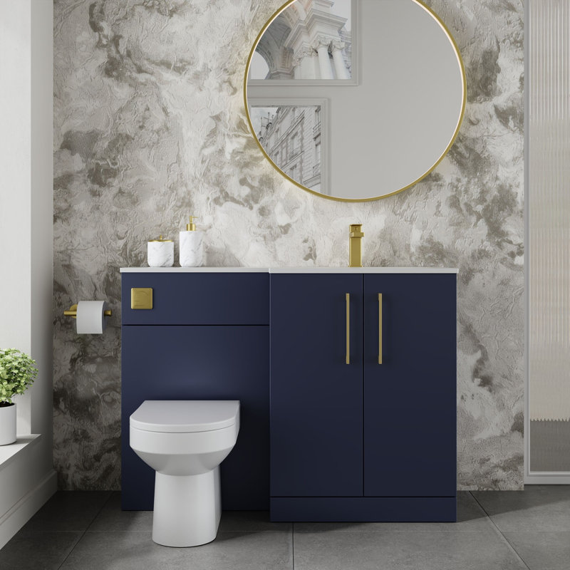 Arno 1105 mm Bathroom Vanity, Midnight Blue