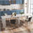 Multifunctional extendable console table