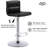 Watanabe Swivel Upholstered Adjustable Height Counter Stool with Metal Frame-28662788